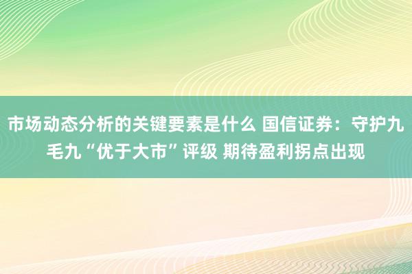 市场动态分析的关键要素是什么 国信证券：守护九毛九“优于大市”评级 期待盈利拐点出现